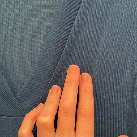 V neck tank - Cobolt color - Picture 3 of 4